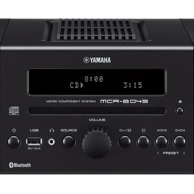 雅马哈（YAMAHA）MCR-B043 迷你音响 CD播放机音箱组合套装 蓝牙/USB/FM 桌面音响浅（浅蓝色）