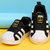 Adidas阿迪达斯三叶草SUPERSTAR 360 I婴童一脚蹬学步贝壳头板鞋休闲鞋S82711(黑色 22)第3张高清大图