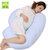 枕工坊孕妇枕头护腰枕侧睡枕 ZGF-YF21C(珍珠蓝 2)第2张高清大图