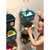 儿童浴室收纳置物筐壁挂收纳篮卫生间洗澡间置物架挂篮免打孔卡通7ya(【更省钱】绿橙2个+灰白2个)第5张高清大图