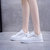 饼干鞋2021年夏季小白鞋女透气网面厚底新款学生松糕韩版女鞋厚底网面休闲鞋BF001-1(白色 37)第3张高清大图