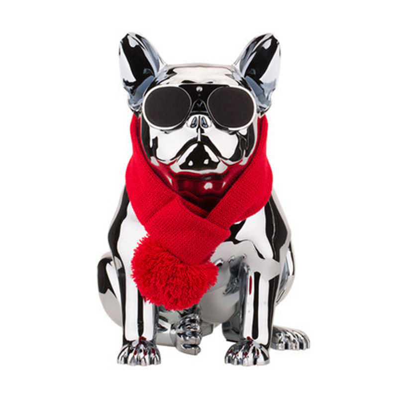 drivepro直营jarreaerobull法国斗牛犬音响无线蓝牙法斗小狗音箱镀粉