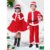 圣诞节衣服儿童演出服男童装扮圣诞老人套装女童舞蹈服装表演服饰(130 黑)第4张高清大图
