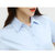 VEGININA 衬衫女短袖职业上衣正装女士衬衣 9487(荧光绿 XXL)第4张高清大图