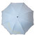 天堂伞 晚色丁香银色月光布防紫外线三折黑杆钢骨蘑菇晴雨伞(天兰)第2张高清大图