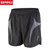 spiro 夏季运动短裤男女薄款跑步速干透气型健身三分裤S183X(黑色/灰色 S)第3张高清大图
