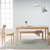 恒兴达 白橡木全实木餐桌椅组合小户型现代简约风格家具家用北欧长方形纯实木餐桌(1.6米 原木色 一桌六椅)第3张高清大图