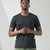 男士运动短袖跑步健身休闲速干透气T恤圆领上衣JDYX2203(黑色 M)第3张高清大图