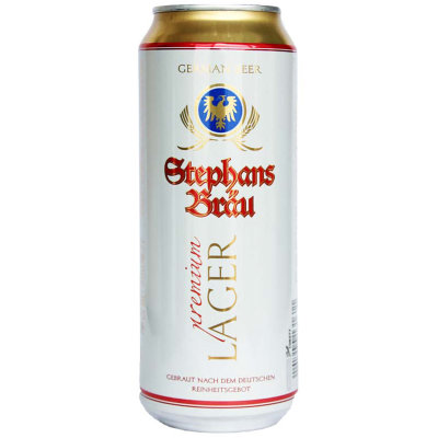 斯蒂芬布朗啤酒推荐：德国进口斯蒂芬布朗白啤酒500ml*24罐