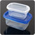 塑料食品蛋糕饼干点心包装盒A878曲奇糕点水果一次性盒子饭盒lq0062（三个装）(蓝色 709ml)第4张高清大图