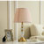圣菲特 现代水晶床头台灯温馨浪漫北欧客厅创意美式装饰卧室灯 sft8053(B款 遥控开关)第3张高清大图