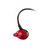 漫步者（EDIFIER）H281PS 高等级运动三防耳机 手机耳机 入耳式跑步运动重低音挂耳降噪耳塞 手机可通话(红色)第4张高清大图