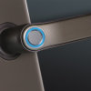 联想Lenovo指纹锁智能家用防盗门锁密码锁智能电子门锁E2单机版(玄岩灰 单机版)