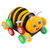 电动蜜蜂车小蜜蜂翻斗车翻转特技车抖音同款网红儿童宝宝玩具(黄色 蜜蜂车（2个装）)第5张高清大图
