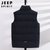JEEP SPIRIT吉普冬季新款马甲男轻薄款羽绒服保暖运动外套(XL 黑色)第5张高清大图