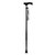 如斯卡（RUSSKA）老人拐杖手杖 铝制手杖 经典中式手柄设计 伸缩手杖 黑第2张高清大图