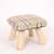 缘诺亿 蘑菇创意换鞋凳儿童矮凳四脚方凳可拆洗家居凳实木卡通凳ht-005#(橘色 24小时内发货)第2张高清大图