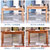 祥融实木电脑桌台式家用简约现代办公桌子1米1.2米实木书桌学习桌椅(榉木色 1米单抽屉圆角书桌)第3张高清大图