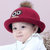 牛奶朋友宝宝帽春秋机器人盆帽男女儿童帽渔夫帽婴儿帽(藏青色 均码50号：帽围（48-54cm）)第5张高清大图