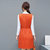 VEGININA 韩版小香风两件套包臀裙套装 3260(粉红色 XXL)第3张高清大图