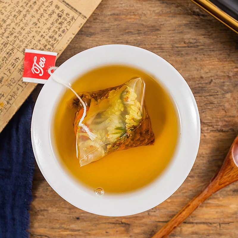 菊花枸杞决明子桂花茶养生茶包胎菊金银花茶熬夜茶养生茶一盒