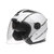 新款电动车头盔冬季保暖头盔骑行双镜片防护帽(白色 成人)第6张高清大图