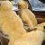 嗨车族 原澳洲进口纯羊皮毛垫 中长毛座垫冬季汽车坐垫(黄色-前排单个座位)第2张高清大图