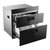 老板（Robam)消毒柜 消毒嵌入式厨房碗柜家用 105升 五重净化 ZTD105B-XB701A(黑色)第3张高清大图