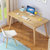 电脑台式桌子简易书桌带椅子出租屋卧室学习桌写字桌学生家用书桌(蓝松色100*50*73cm)第2张高清大图
