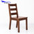 天米 TIMI 北欧白橡实木餐桌椅 简美胡桃色1.2米1.4米餐厅家具 长方形一桌四椅(胡桃色 1.4米餐桌+4把高背椅)第5张高清大图