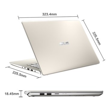 华硕（ASUS）灵耀S 2代 S4300FN 超轻薄便携商务笔记本电脑（i5-8265U  MX150 2G独显）定制