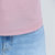 恒源祥2019夏季新款女短袖T恤纯色半袖时尚休闲修身女士上衣体恤B(3号粉色 160)第5张高清大图