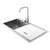 樱雪(INSE) WQP6-1811 水槽洗碗机 智能控制  黑第5张高清大图