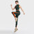 HOTSUIT后秀紧身裤女士瑜伽九分裤健身运动2022夏季新款弹力裤子(松树林/姜饼色 XL)第3张高清大图