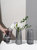 【三件套】小花瓶透明干花满天星创意水培绿萝花瓶摆件客厅插花家(中等)第3张高清大图