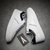 洛尚2017秋季新款橡胶底小白鞋户外运动板鞋男士休闲鞋LS022(黑白 44)第3张高清大图