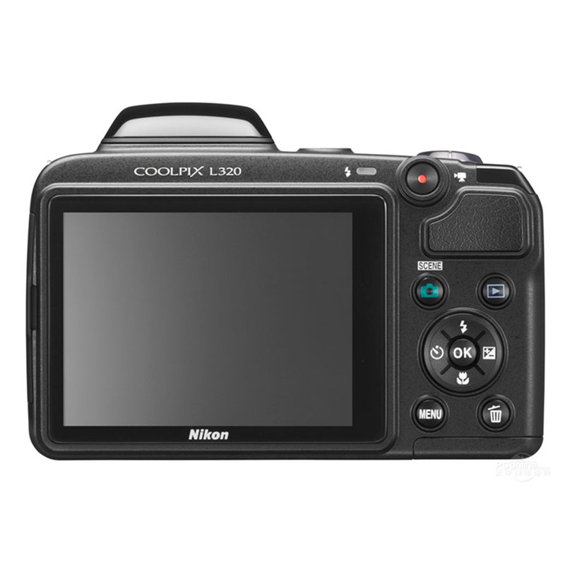 尼康(nikon) coolpix l320 便携数码相机(黑色 优惠套餐三)