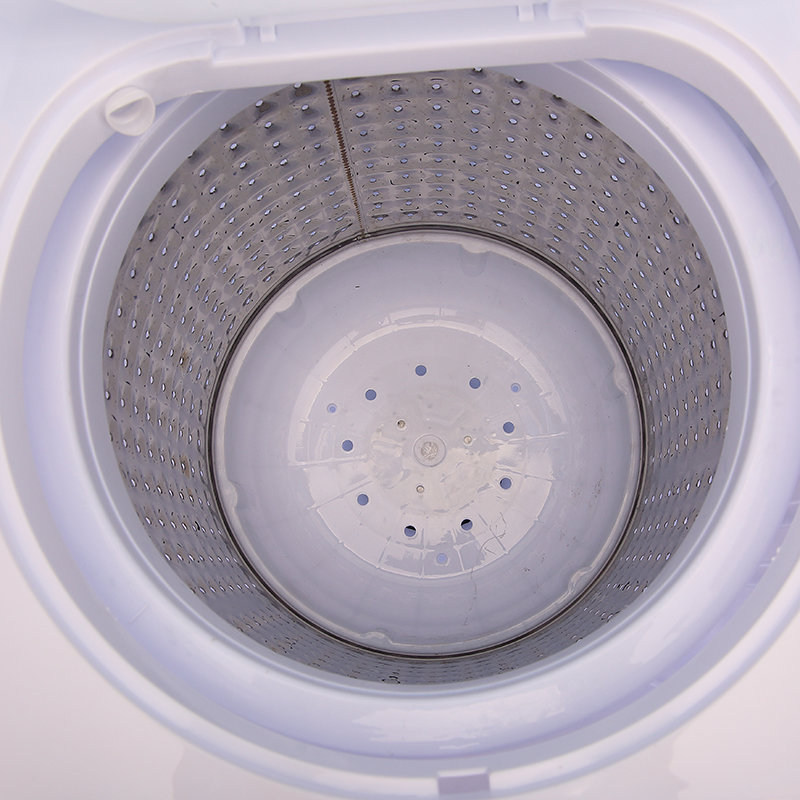 8kg脱水机 脱水桶家用甩干机 甩干桶单甩不锈钢桶(蓝色)