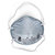 3M 口罩 8246 R95 防酸性气体异味 及颗粒物防护口罩 头带式(单个)第3张高清大图