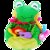 拉拉布玩 6个月宝宝启蒙手偶婴幼儿安抚玩偶玩具儿童毛绒玩具 青蛙不哭安抚第5张高清大图