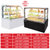 五洲伯乐（WUZHOUBOLE） 蛋糕柜面包展示柜风冷保鲜柜冷藏柜水果寿司熟食柜陈列柜 黑色直角后开门(0.9米CLY-0.9A)第5张高清大图
