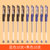 【20支装】办公用品大学生文具用品学生0.5mm子弹头中性笔(黑色10支 蓝色10支 20支装)第2张高清大图