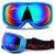 成人儿童滑雪眼镜卡近视男女小孩防雾雪地护目镜太阳眼镜滑雪装备TP3347(紫罗兰)第5张高清大图