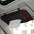 那卡 汽车CD夹红酒遮阳板cd夹 车内多功能纸巾盒套 CD包纸巾盒 三件套(单cd夹红色)第2张高清大图