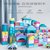 105粒城市建筑积木拼装玩具 1-3岁婴幼儿智力启蒙开发教玩具 生日礼物玩具(彩色款105粒（袋+盒）)第2张高清大图