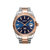 宝柏士（BLWRX）经典极简钢壳钢带BL126310男款手表(蓝面玫瑰金钉)第2张高清大图