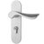 雨花泽（Yuhuaze）现代时尚室内房门锁 太空铝卧室房门锁具卫生间门把手 通用款砂白银色(3片合页一个门吸)第5张高清大图
