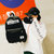 didas/阿迪达斯女包双肩包男包书包校园户外旅行包休闲运动韩版背包(黑色)第3张高清大图