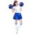女成人啦啦操服装中小学生拉拉队演出服运动会开幕式团体啦啦队服(白色 S)第5张高清大图