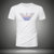 欧洲站美杜莎夏季2020新款潮流牌男士丝光棉烫钻短袖T恤大码体恤2(L 白色)第4张高清大图